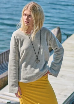 BLUSE MED RUND HALS | 1355|Henriette Steffensen Copenhagen Online