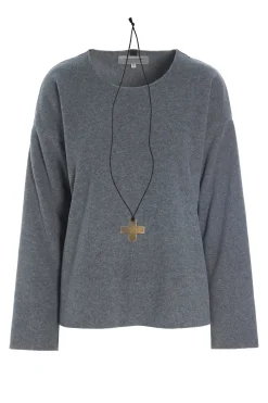 BLUSE MED RUND HALS | 1355|Henriette Steffensen Copenhagen Clearance