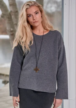 BLUSE MED RUND HALS | 1355|Henriette Steffensen Copenhagen Clearance