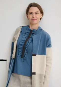 BLUSE M/flæser | 96090|Henriette Steffensen Copenhagen Outlet