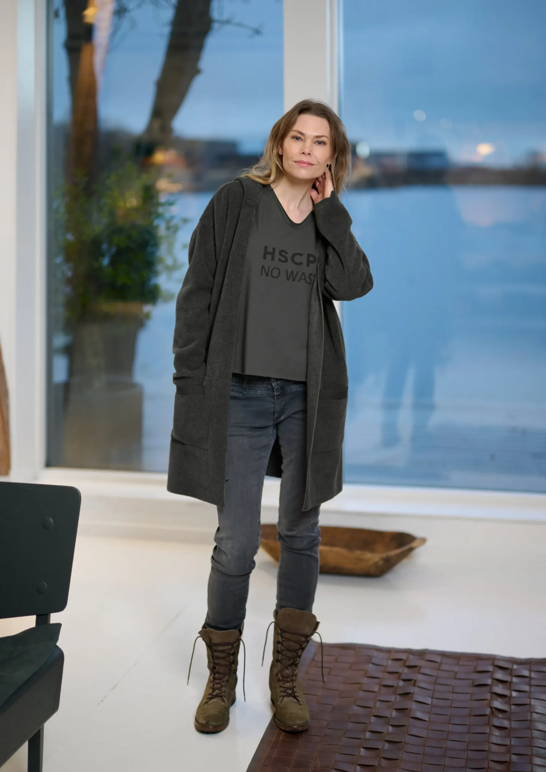 CARDIGAN MED HÆTTE | 7118|Henriette Steffensen Copenhagen Flash Sale