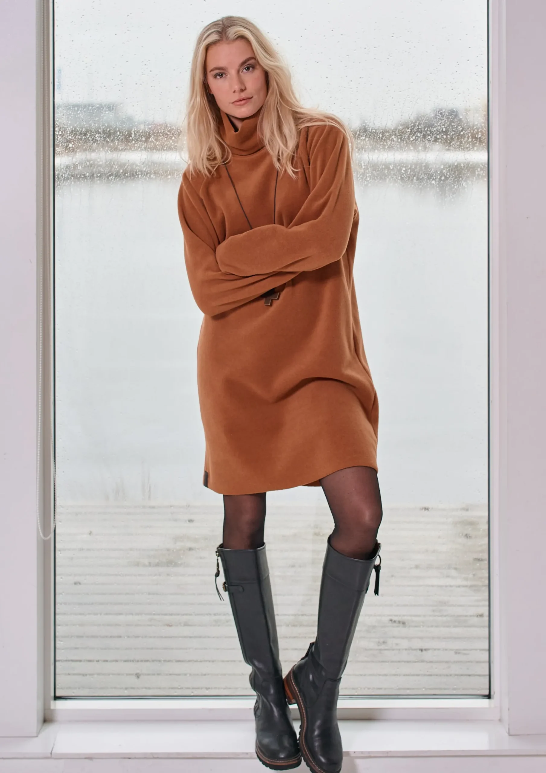 KJOLE MED HØJ HALS | 3246|Henriette Steffensen Copenhagen Flash Sale