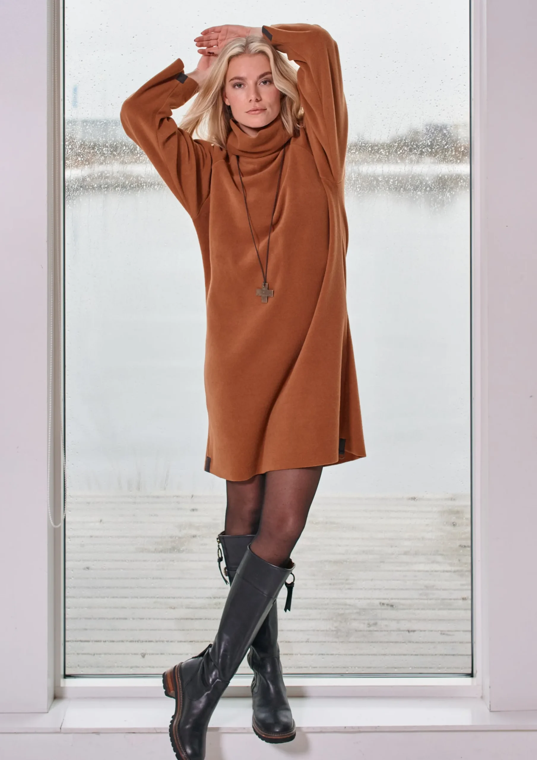 KJOLE MED HØJ HALS | 3246|Henriette Steffensen Copenhagen Flash Sale