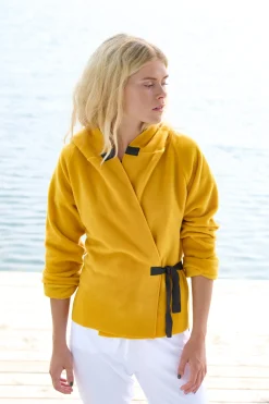 KLASSISK FLEECE SLÅ OM CARDIGAN | 1009|Henriette Steffensen Copenhagen Flash Sale