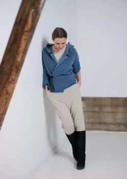 KLASSISK FLEECE SLÅ OM CARDIGAN | 1009|Henriette Steffensen Copenhagen New