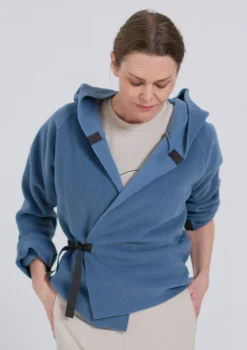 KLASSISK FLEECE SLÅ OM CARDIGAN | 1009|Henriette Steffensen Copenhagen New