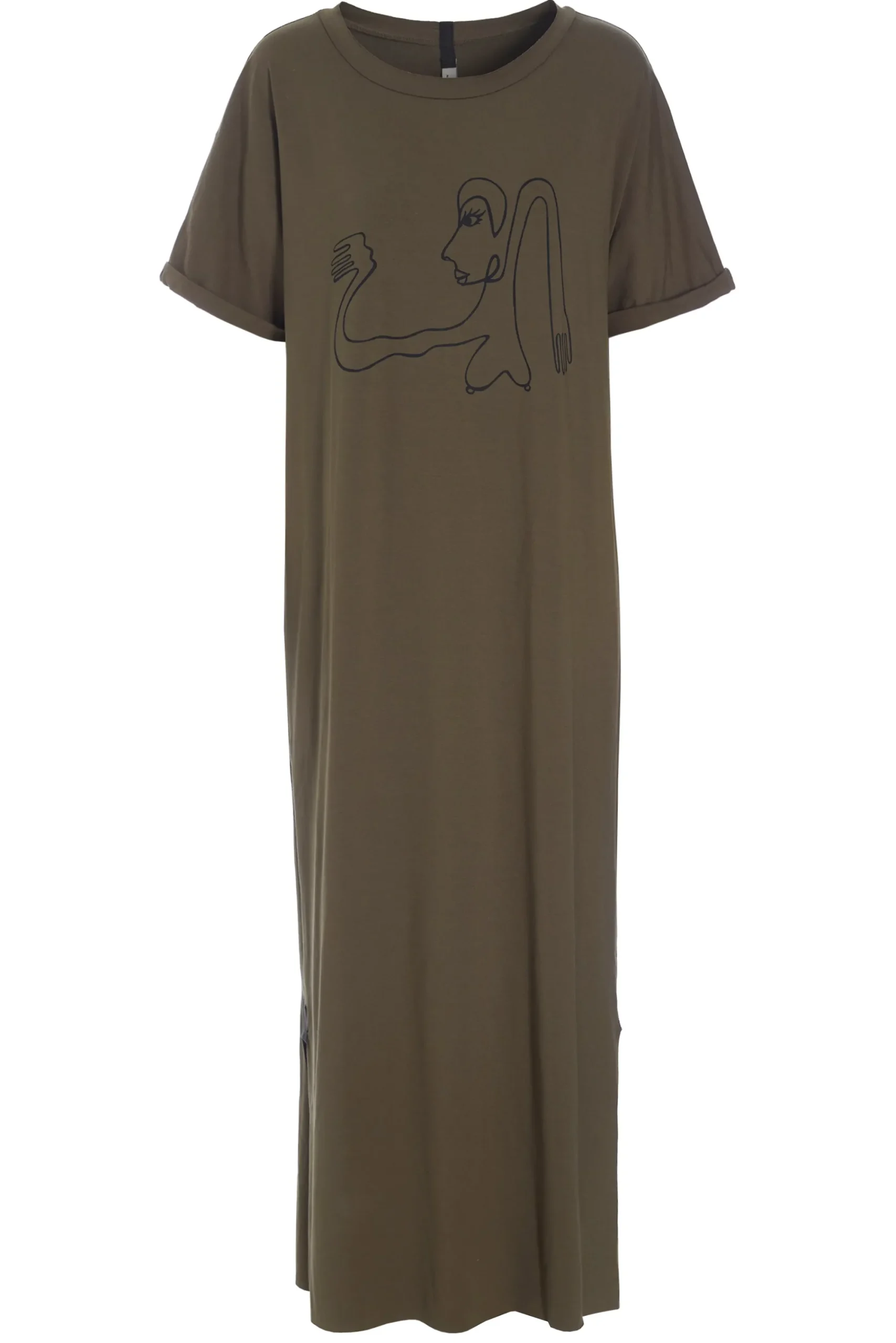 LANG KJOLE M/PRINT | 98038|Henriette Steffensen Copenhagen Best