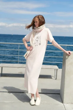 LANG KJOLE M/PRINT | 98038|Henriette Steffensen Copenhagen Sale