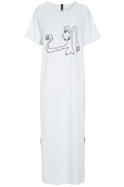 LANG KJOLE M/PRINT | 98038|Henriette Steffensen Copenhagen Cheap