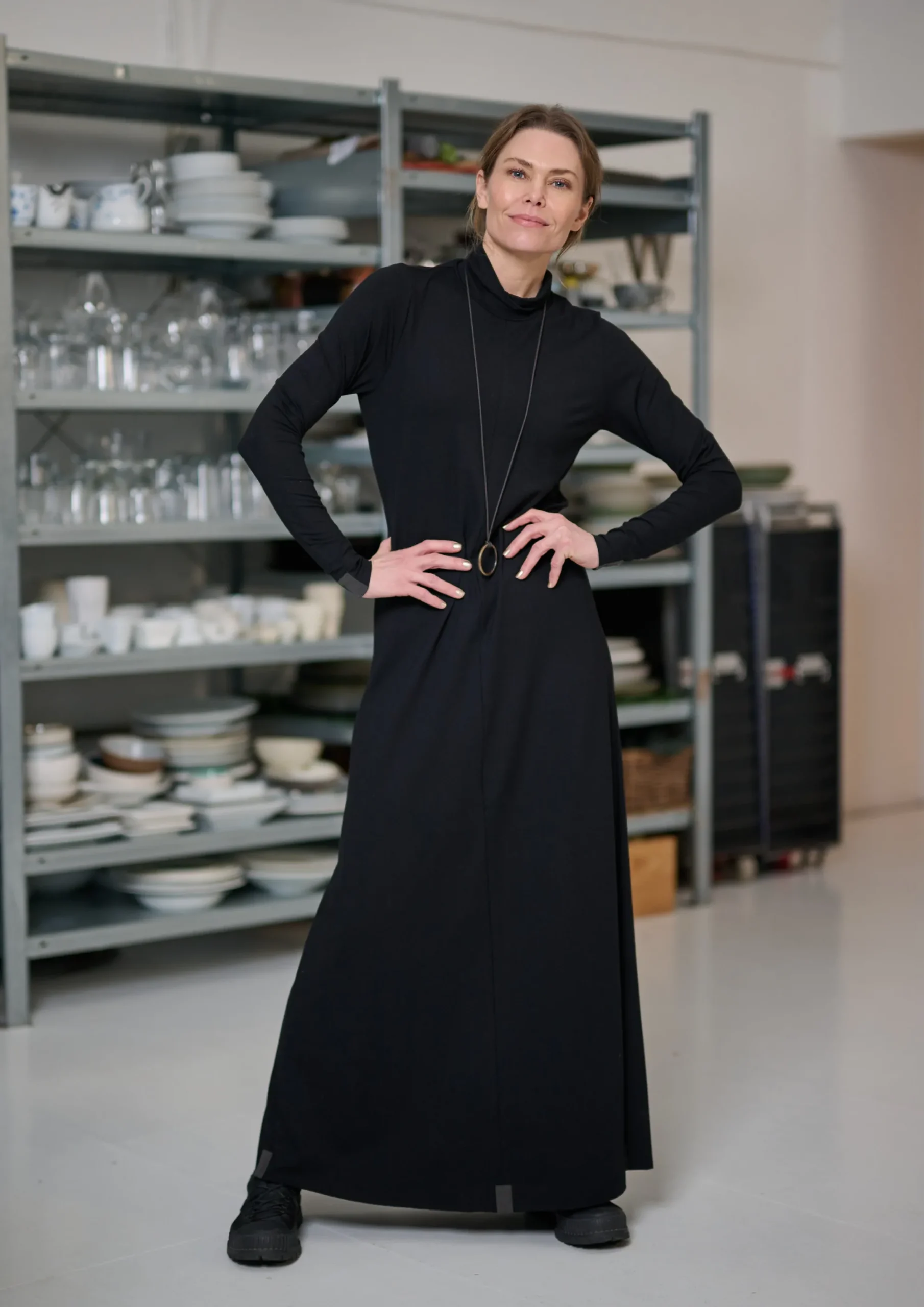 LANG KJOLE M/SMYKKE | 98058|Henriette Steffensen Copenhagen Outlet