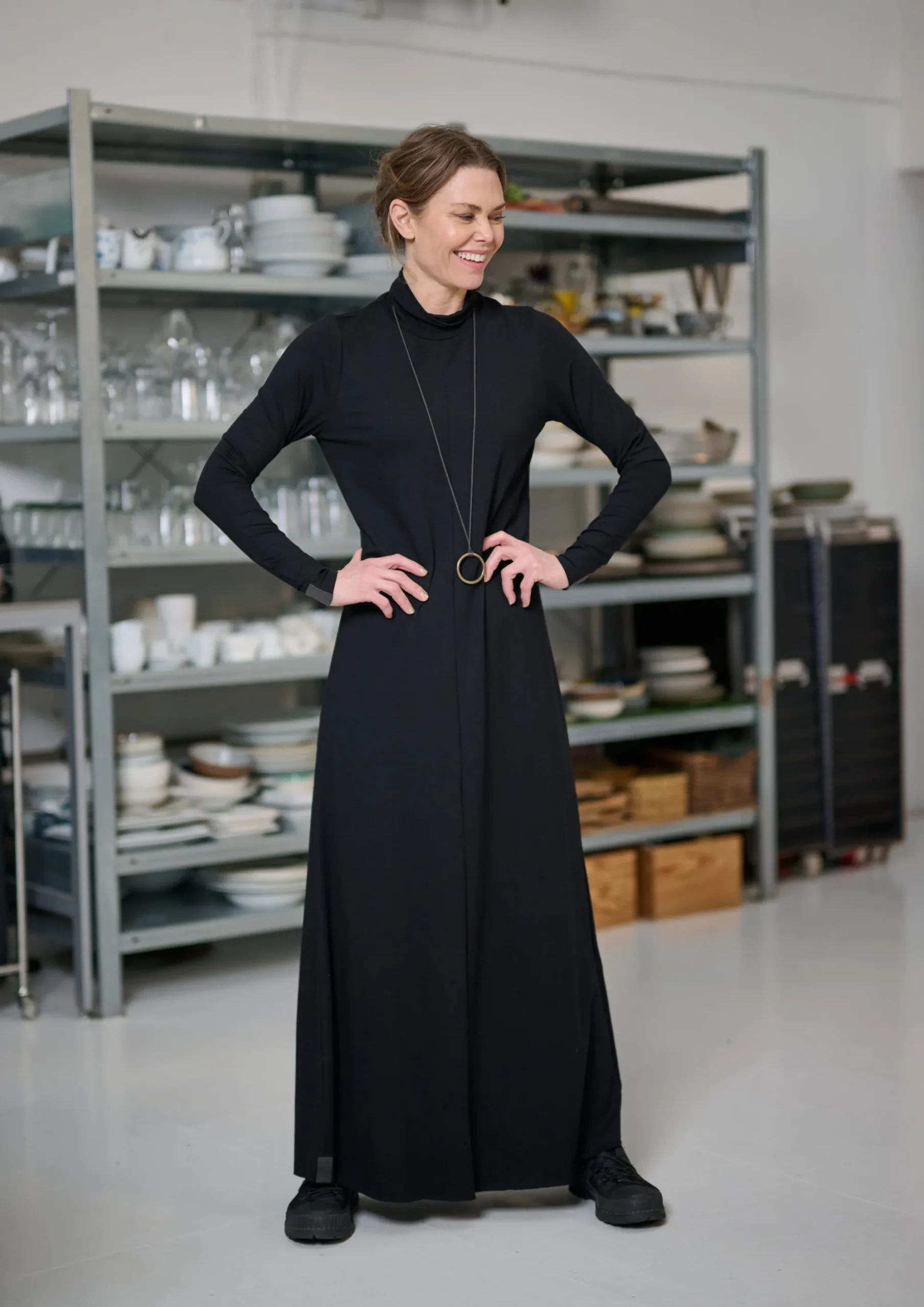 LANG KJOLE M/SMYKKE | 98058|Henriette Steffensen Copenhagen Outlet