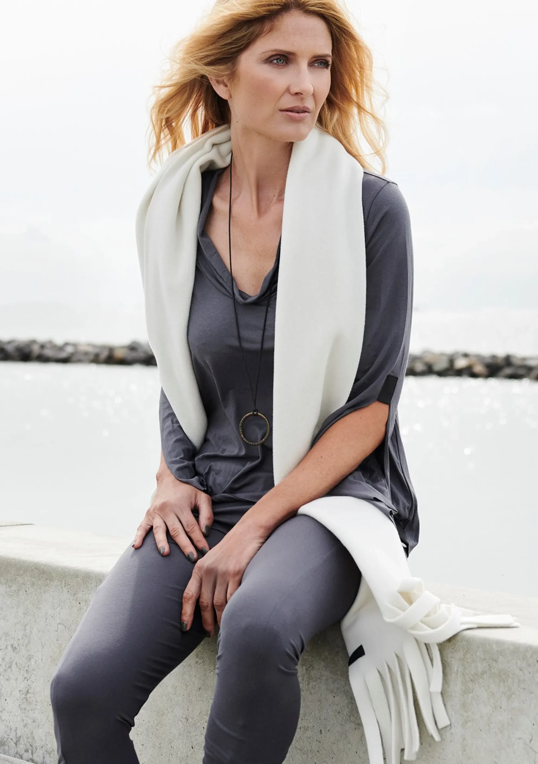 TØRKLÆDE MED FRYNSER | 4077|Henriette Steffensen Copenhagen Shop