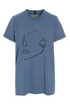 T-SHIRT FACE IT | 96089|Henriette Steffensen Copenhagen Fashion