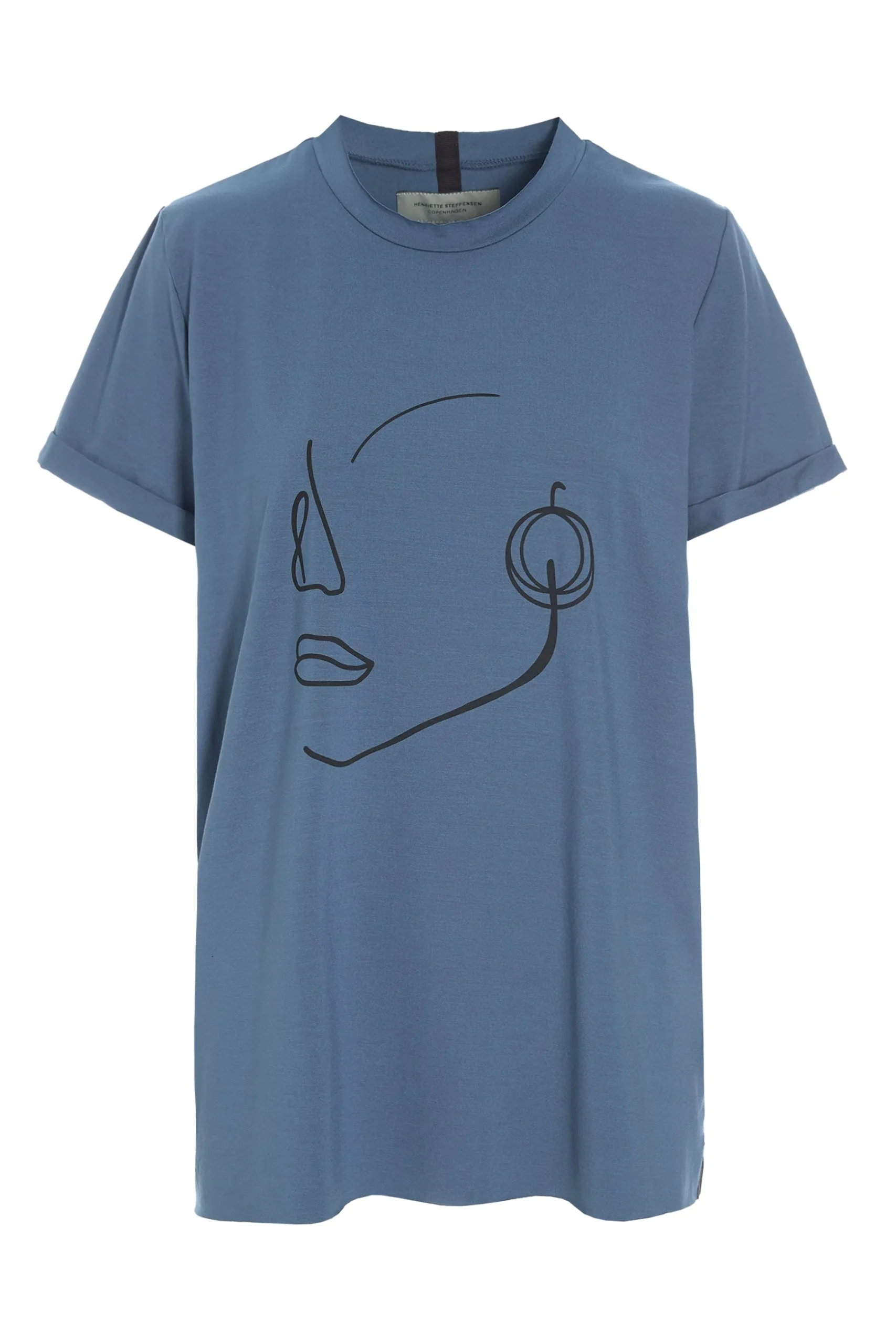 T-SHIRT FACE IT | 96089|Henriette Steffensen Copenhagen Fashion