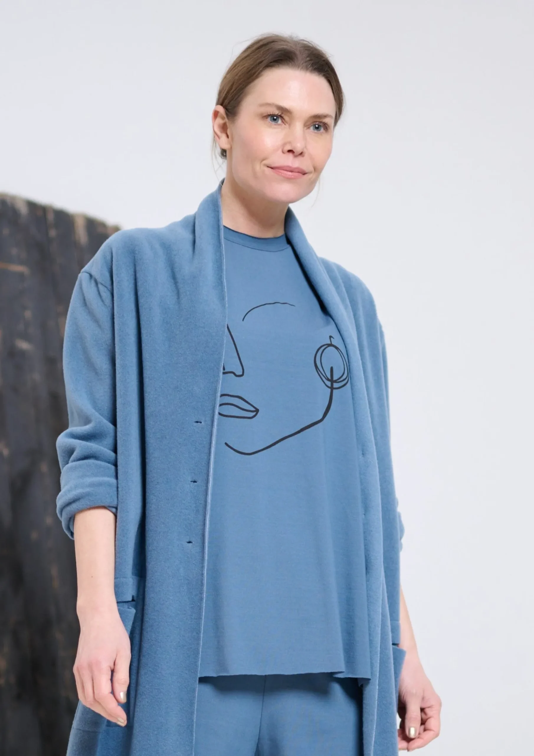 T-SHIRT FACE IT | 96089|Henriette Steffensen Copenhagen Fashion