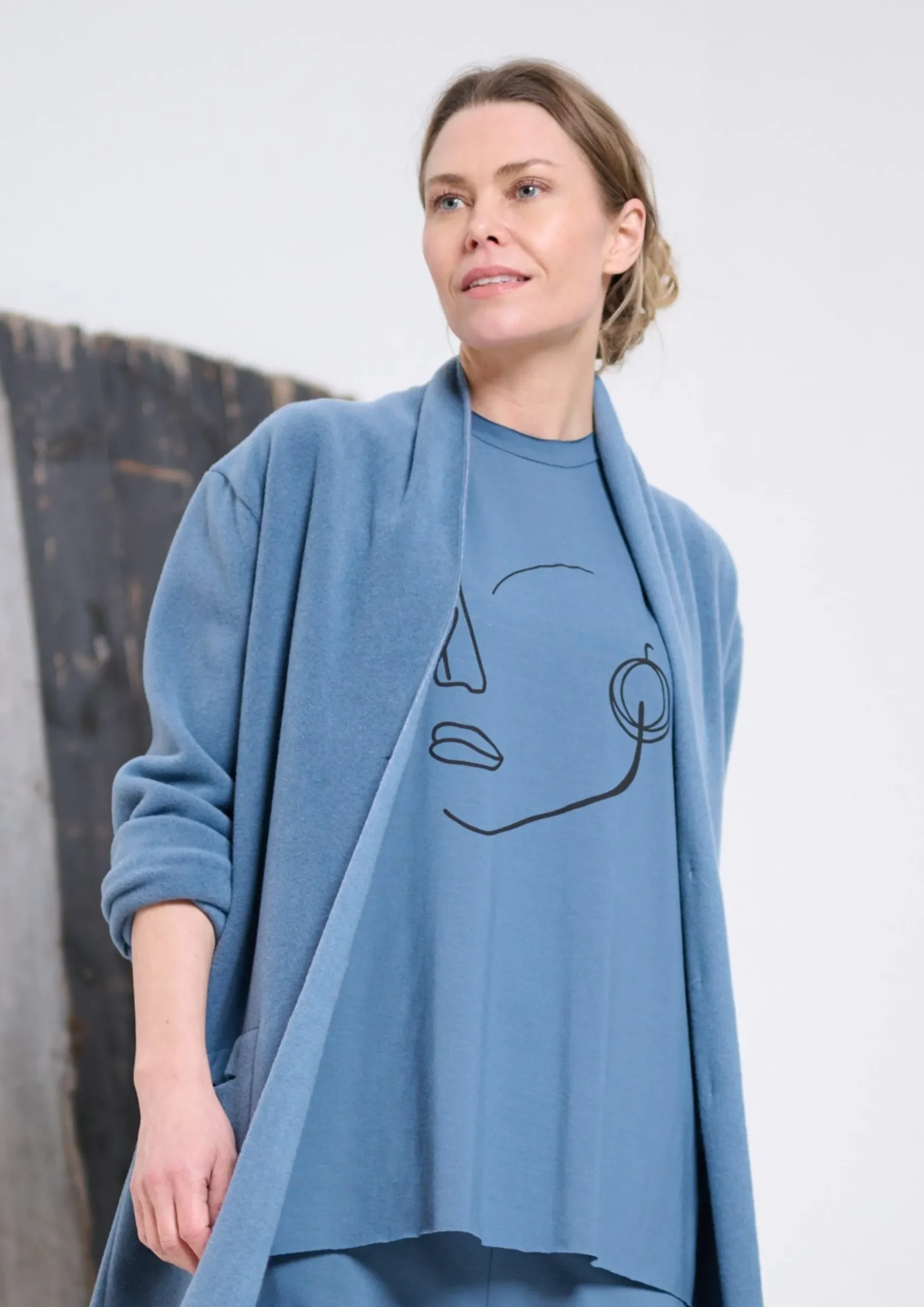 T-SHIRT FACE IT | 96089|Henriette Steffensen Copenhagen Fashion