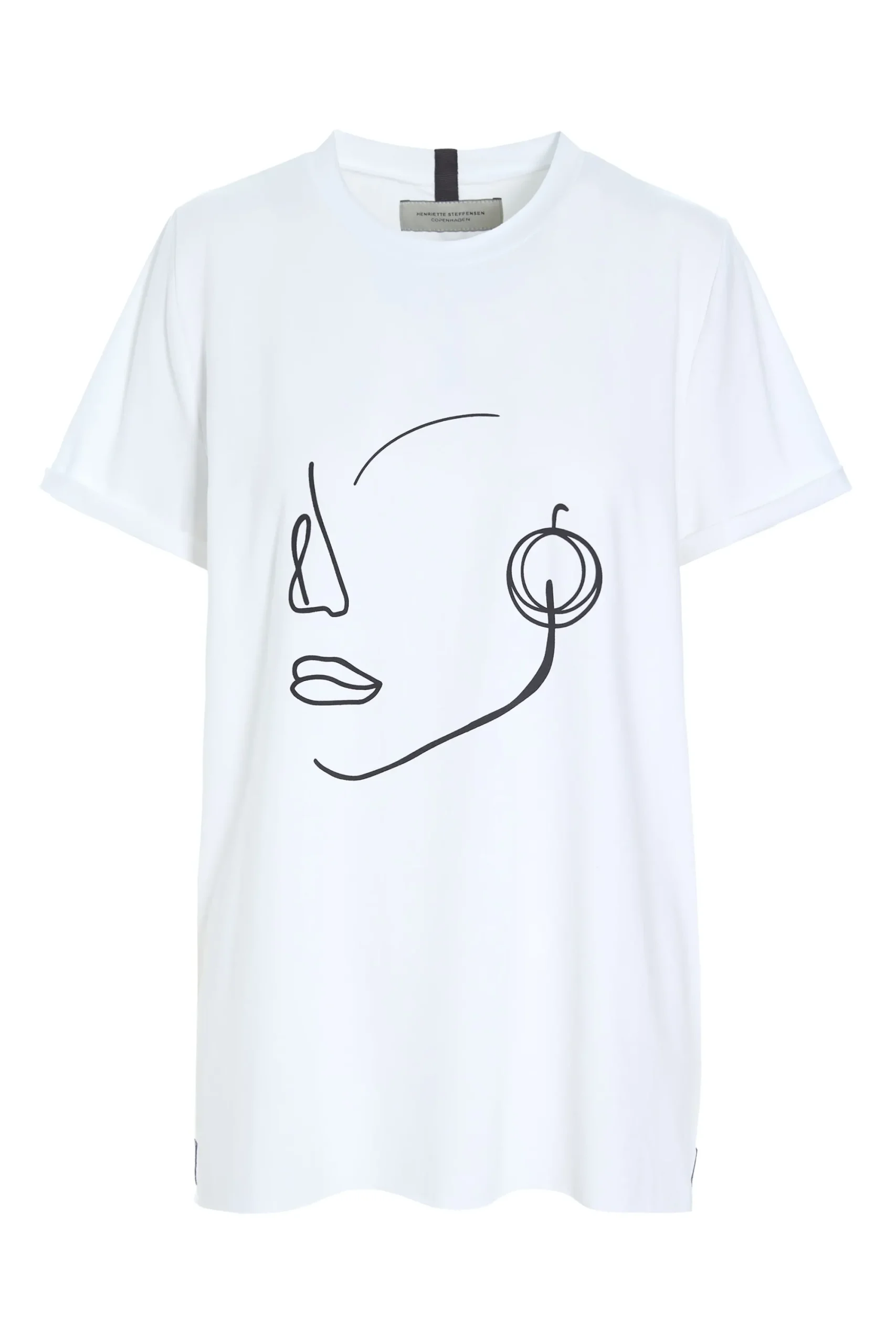 T-SHIRT FACE IT | 96089|Henriette Steffensen Copenhagen Outlet
