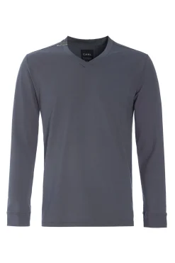 T-SHIRT MED V-HALS LANGÆRMET | 1021C|Henriette Steffensen Copenhagen Hot