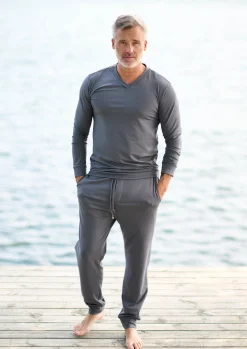 T-SHIRT MED V-HALS LANGÆRMET | 1021C|Henriette Steffensen Copenhagen Hot